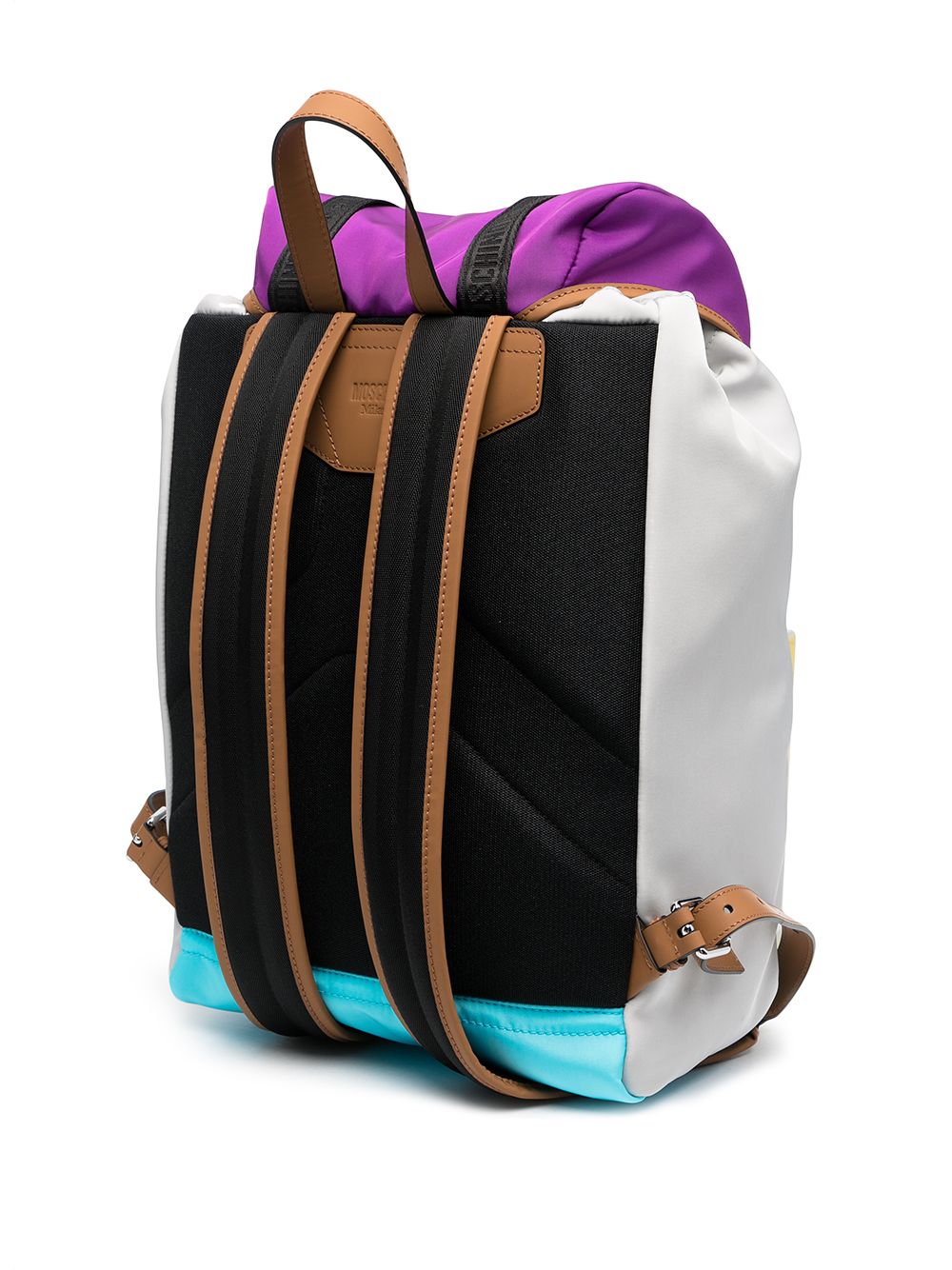 фото Moschino рюкзак в стиле колор-блок с логотипом