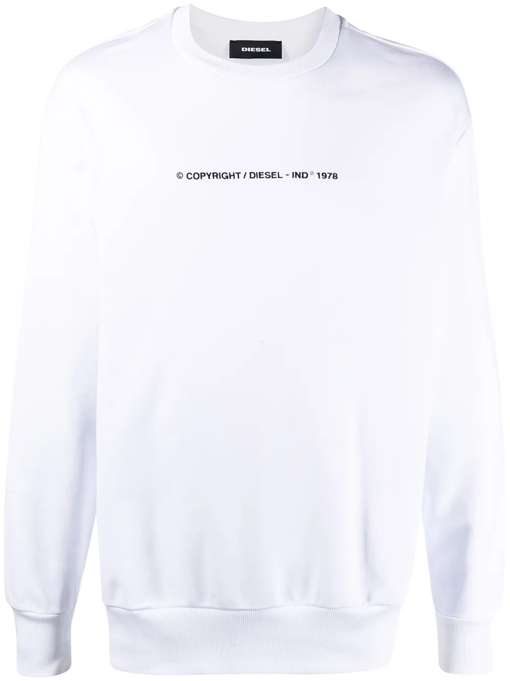 

Diesel sudadera S-BIAY-COPY - Blanco