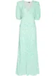 Image 1 of Rixo Poppy micro-print midi dress