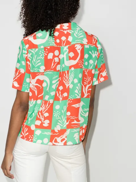 Rixo Rickie Sea Life Print Shirt - Farfetch