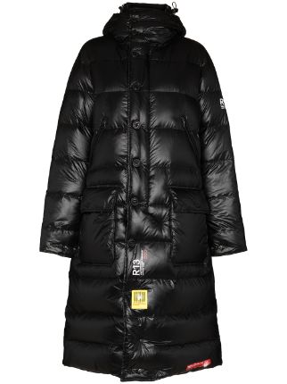 R13 x Brumal Hooded Puffer Coat Farfetch