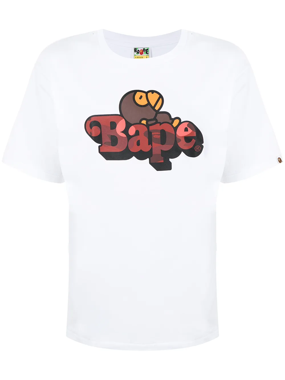 фото A bathing ape® футболка с графичным принтом