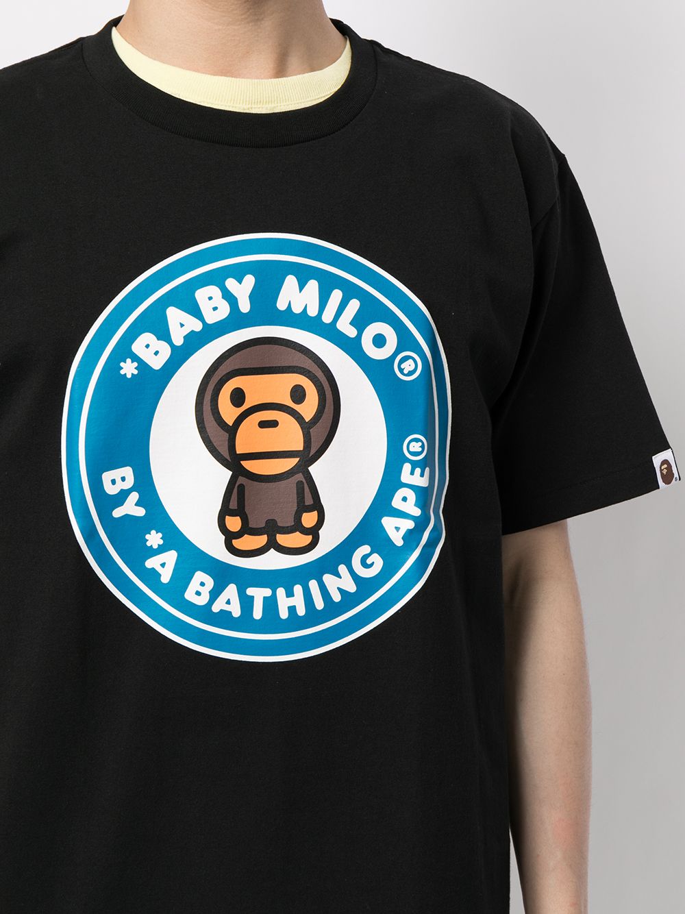 фото A bathing ape® футболка с принтом baby milo