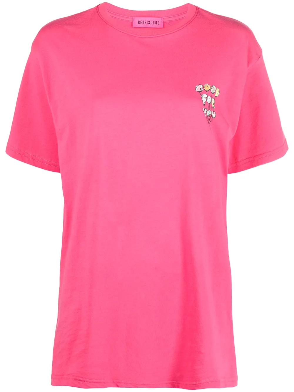 IRENEISGOOD playera con estampado Good For You - Rosado