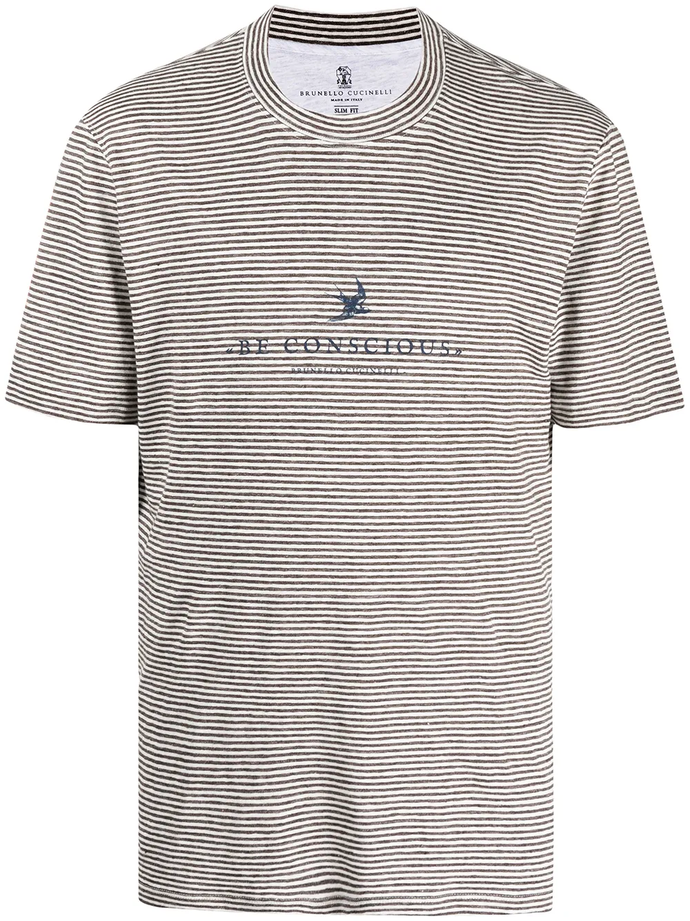 фото Brunello cucinelli футболка с логотипом