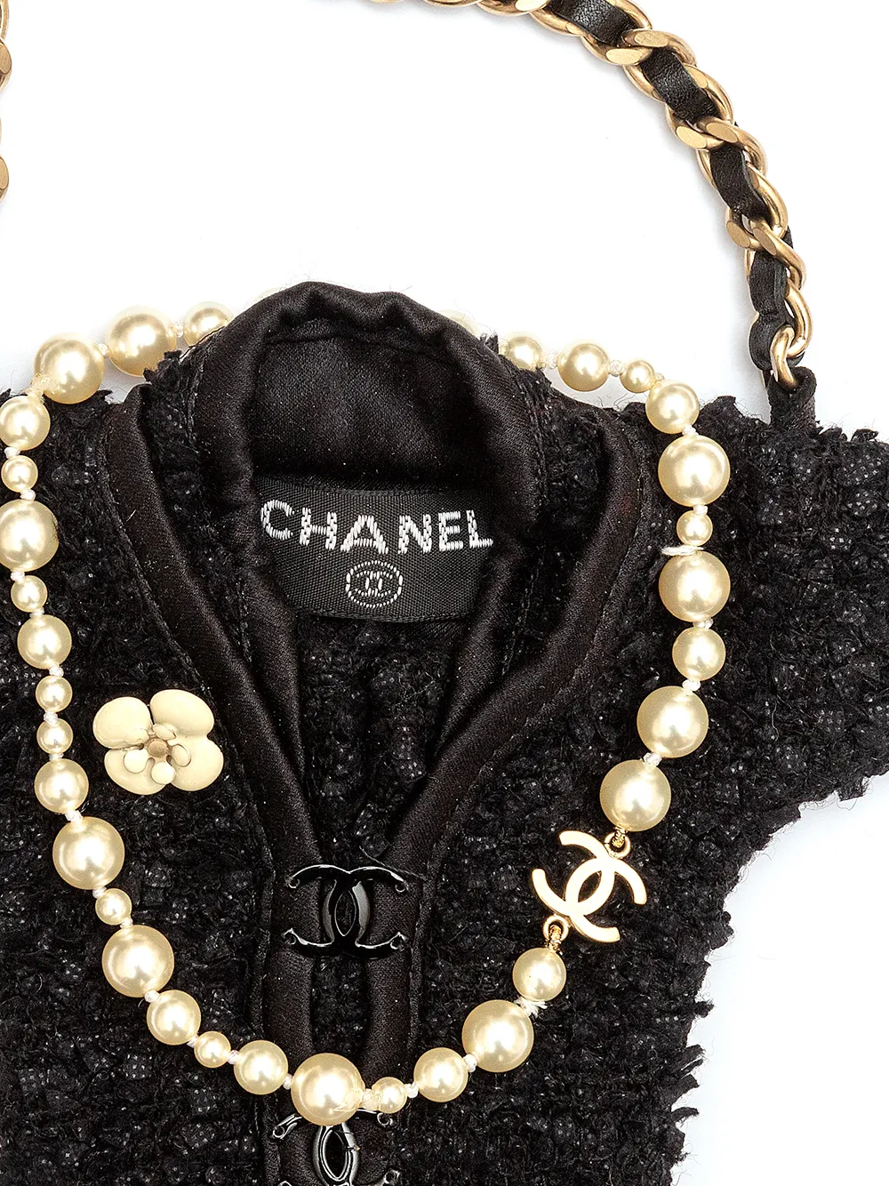 фото Chanel pre-owned мини-сумка tweed jacket