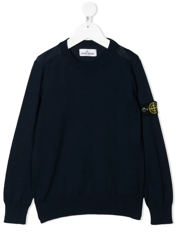 fine knit crewneck jumper 