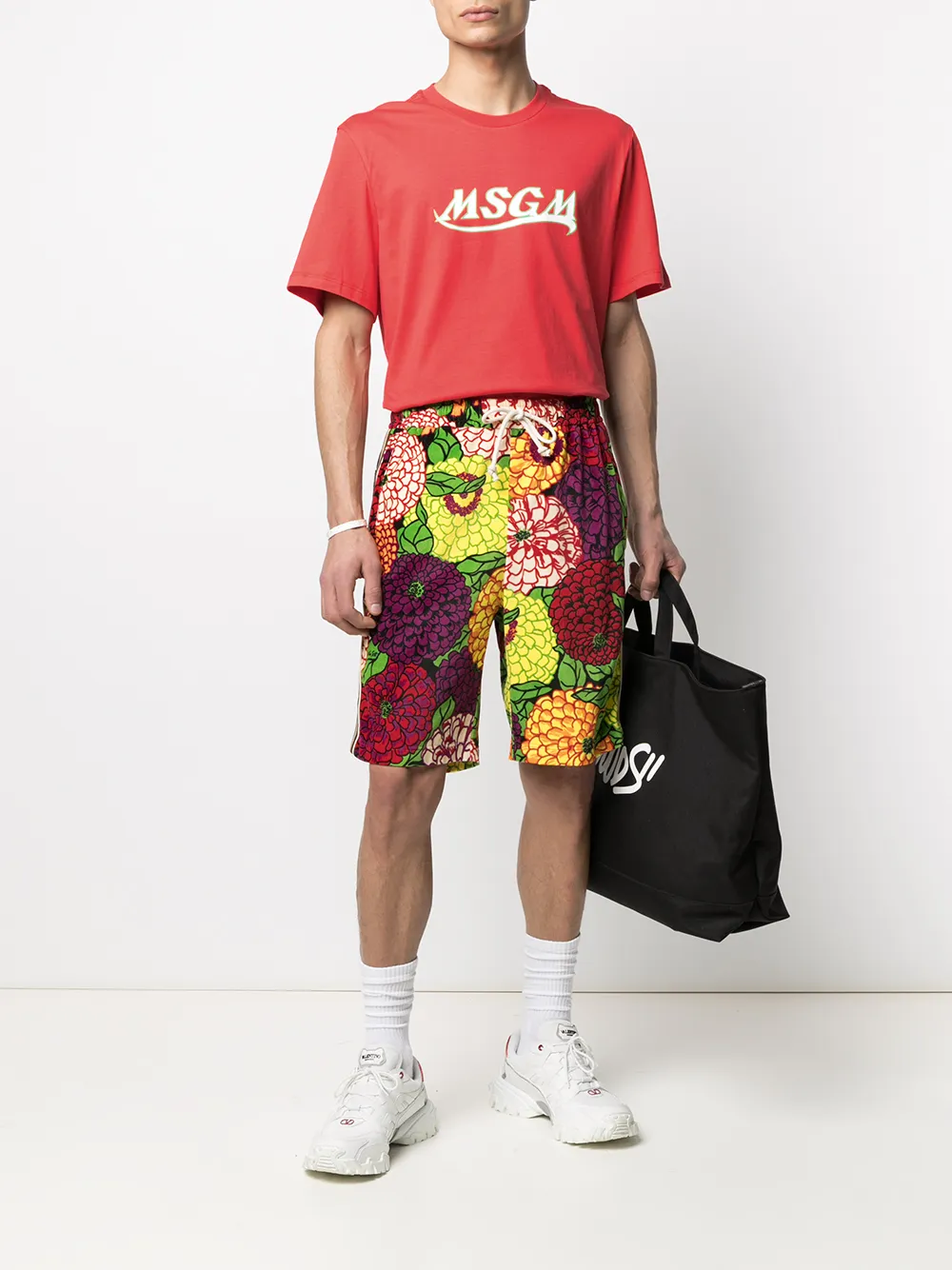 фото Msgm футболка с логотипом