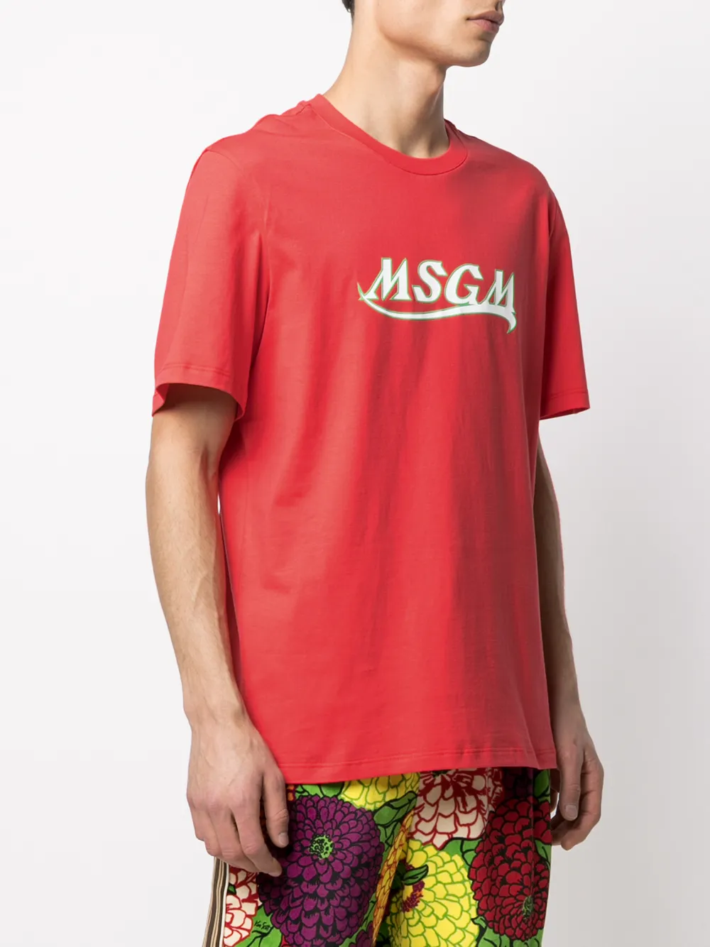 фото Msgm футболка с логотипом