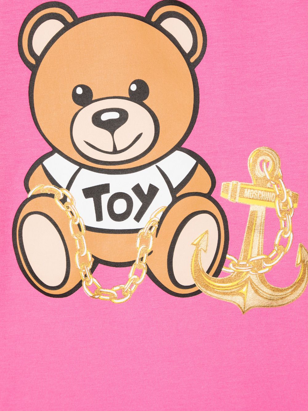 фото Moschino kids футболка с принтом teddy bear