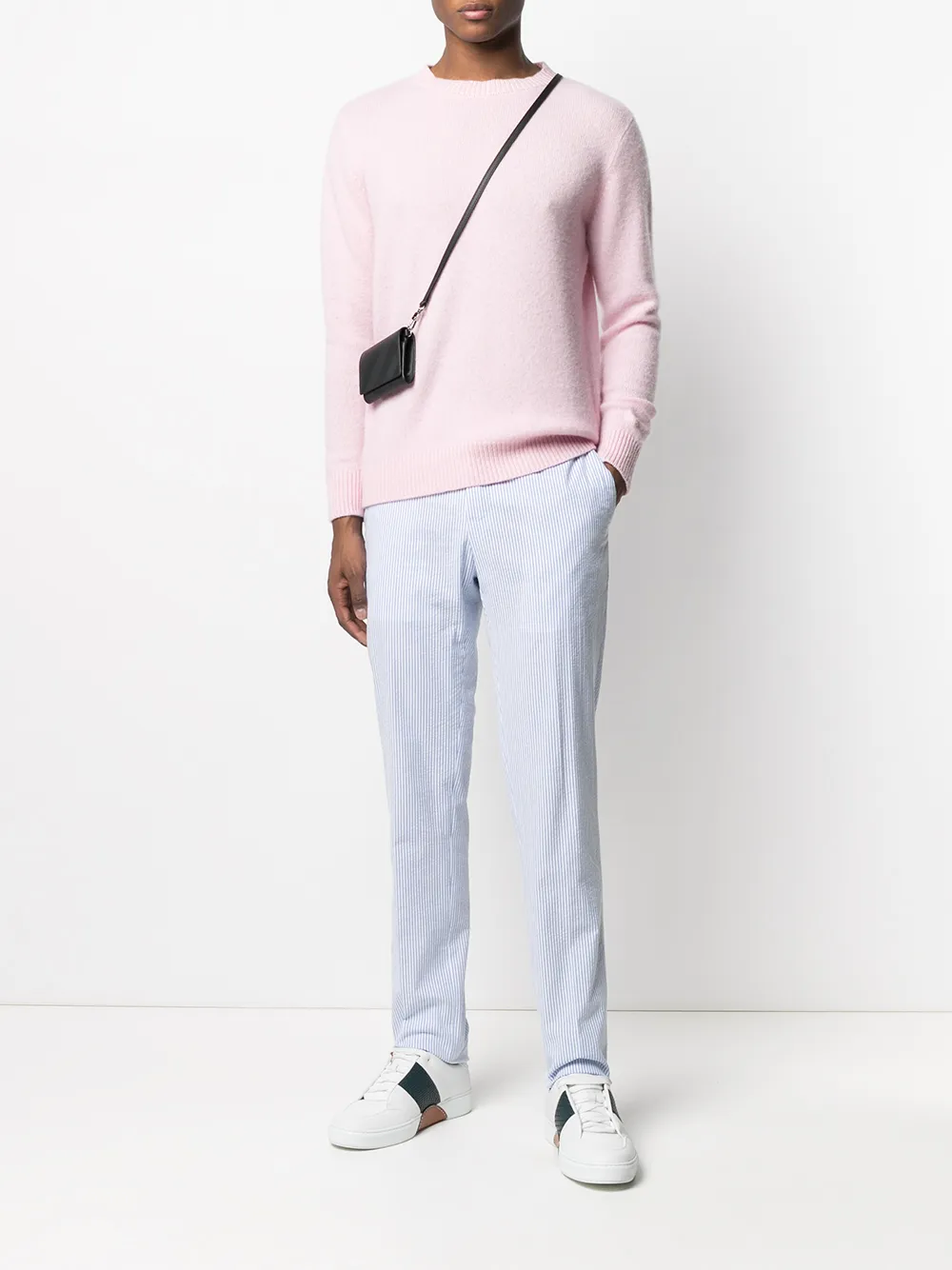 фото Pt01 полосатые брюки чинос