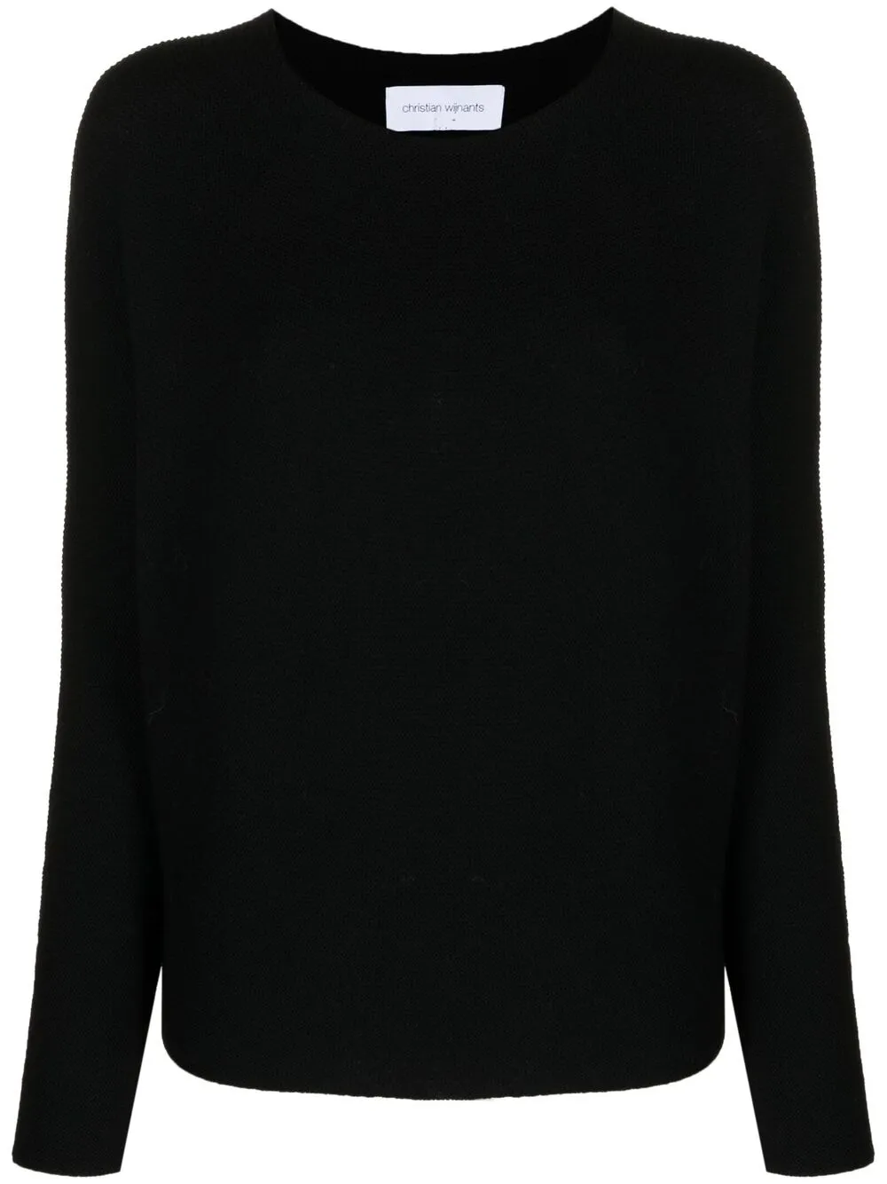 

Christian Wijnants Kopa ribbed merino wool jumper - Black