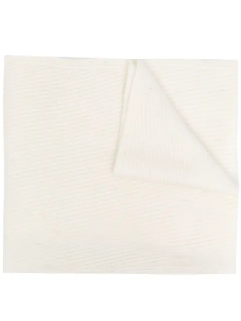 Christian Wijnants Krasti Ribbed Knit Scarf Farfetch