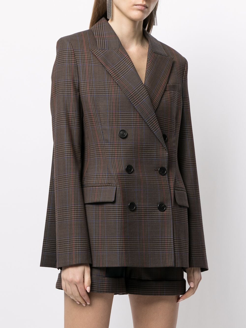 Monse Plaid Cape Blazer - Farfetch