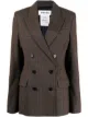 Image 1 of Monse plaid cape blazer