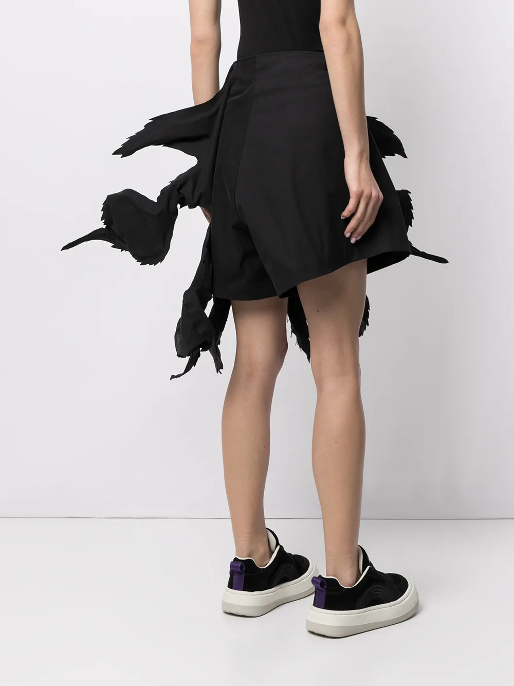 фото Yohji yamamoto шорты со вставками