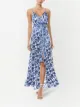 Alice+Olivia Samantha embroidered maxi dress