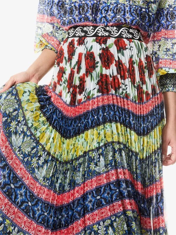 Alice+Olivia Katz Asymmetric Pleated 