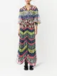 Alice+Olivia Katz asymmetric pleated skirt