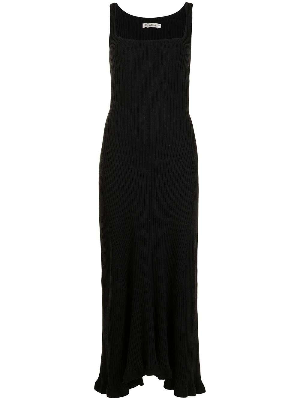 

Anna Quan vestido midi Dido - Negro