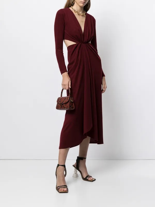 Shop Acler Brighton cut-out dress with 