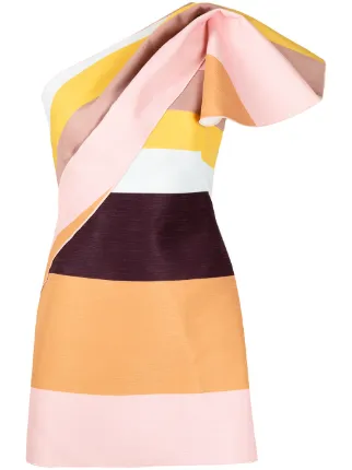 parker one shoulder dress