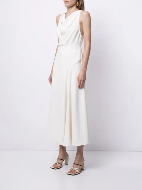 Acler Hurley Draped Midi Dress - Farfetch