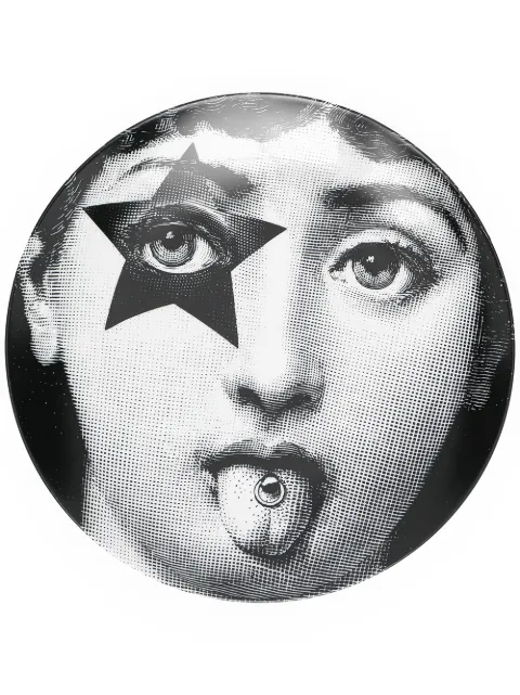 Fornasetti assiette décorative en céramique T&V