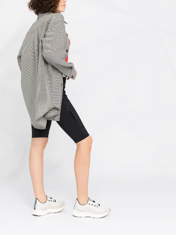 モンクレール MONCLER サイクリングショーツ パンツ S レディース Moncler モンクレール ロゴ サイクリングショーツ - FARFETCH