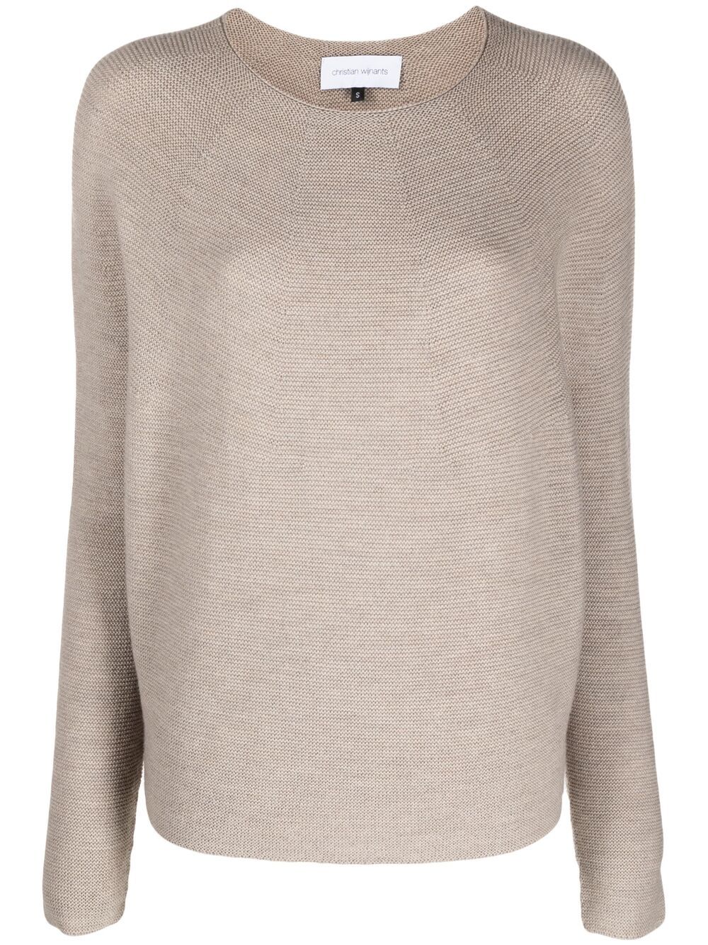 

Christian Wijnants Kopa ribbed merino wool jumper - Neutrals