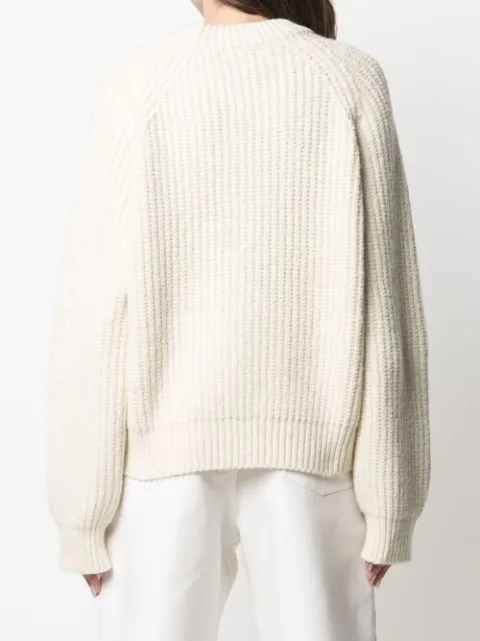 Christian Wijnants Kristina Ribbed Knit Jumper Farfetch