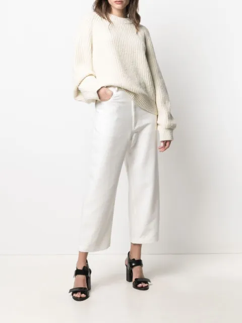 Christian Wijnants Kristina Ribbed Knit Jumper Farfetch