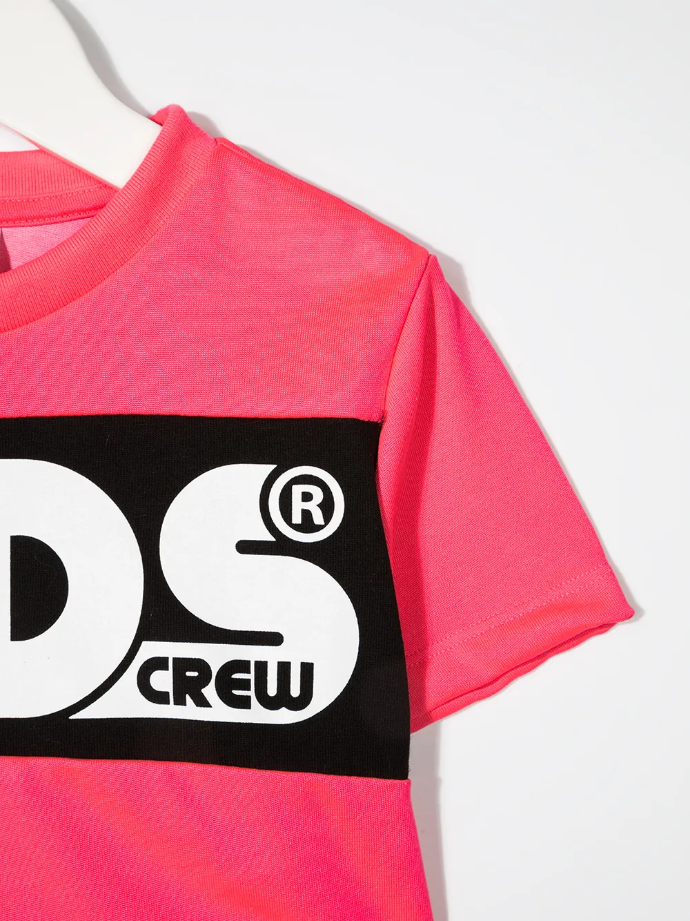 Gcds Kids T-shirt met logoprint Roze