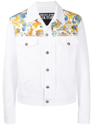 Shop white Versace Jeans Couture 