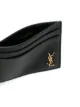 Saint Laurent monogram-plaque cardholder