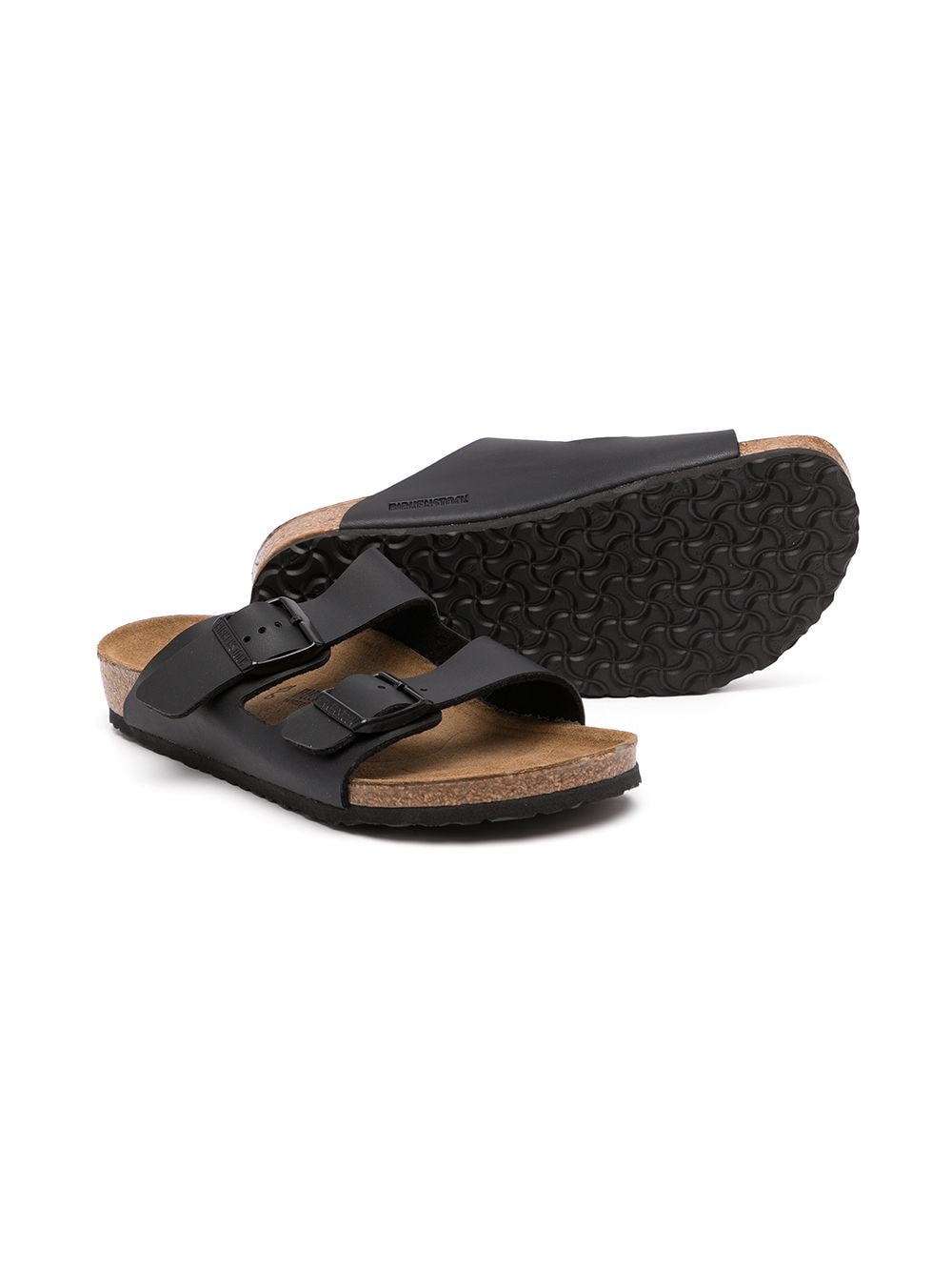 Birkenstock Arizona sandalen met gesp - Zwart