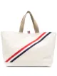 Image 1 of Thom Browne RWB stripe canvas tote bag