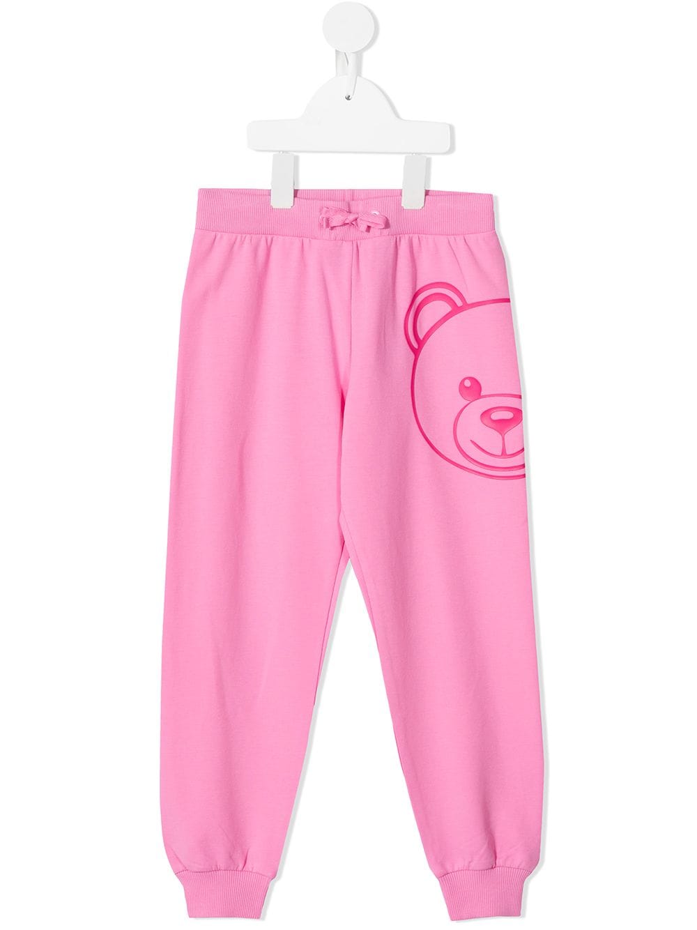 Moschino Kids' Teddy Bear Track Trousers In Pink