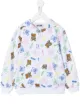 Image 1 of Moschino Kids teddy bear-print zip-up hoodie