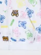 Moschino Kids teddy bear-print zip-up hoodie