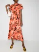 Imagem 2 de Rixo Vestido midi Pepper mangas curtas