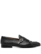 Image 1 of Doucal's woven-effect monk shoes