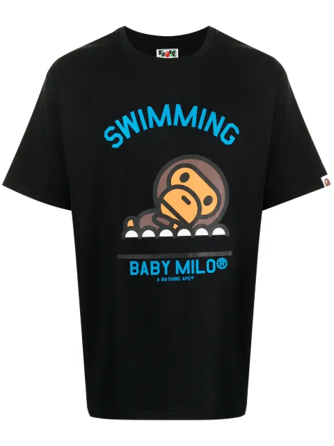 A BATHING APE® Baby Milo cotton T-shirt