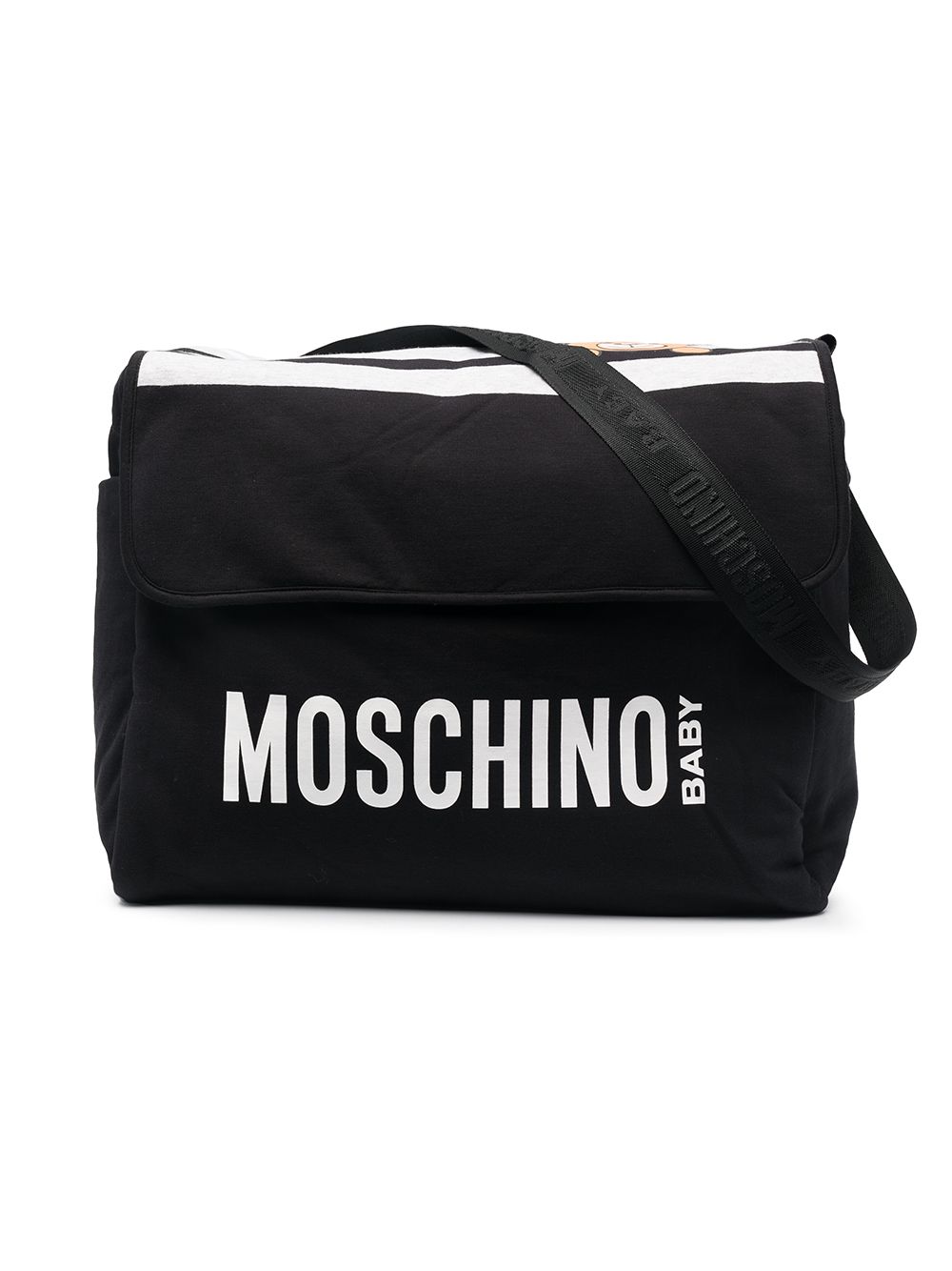 фото Moschino kids пеленальная сумка с логотипом