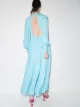 ROTATE Mary open back midi dress