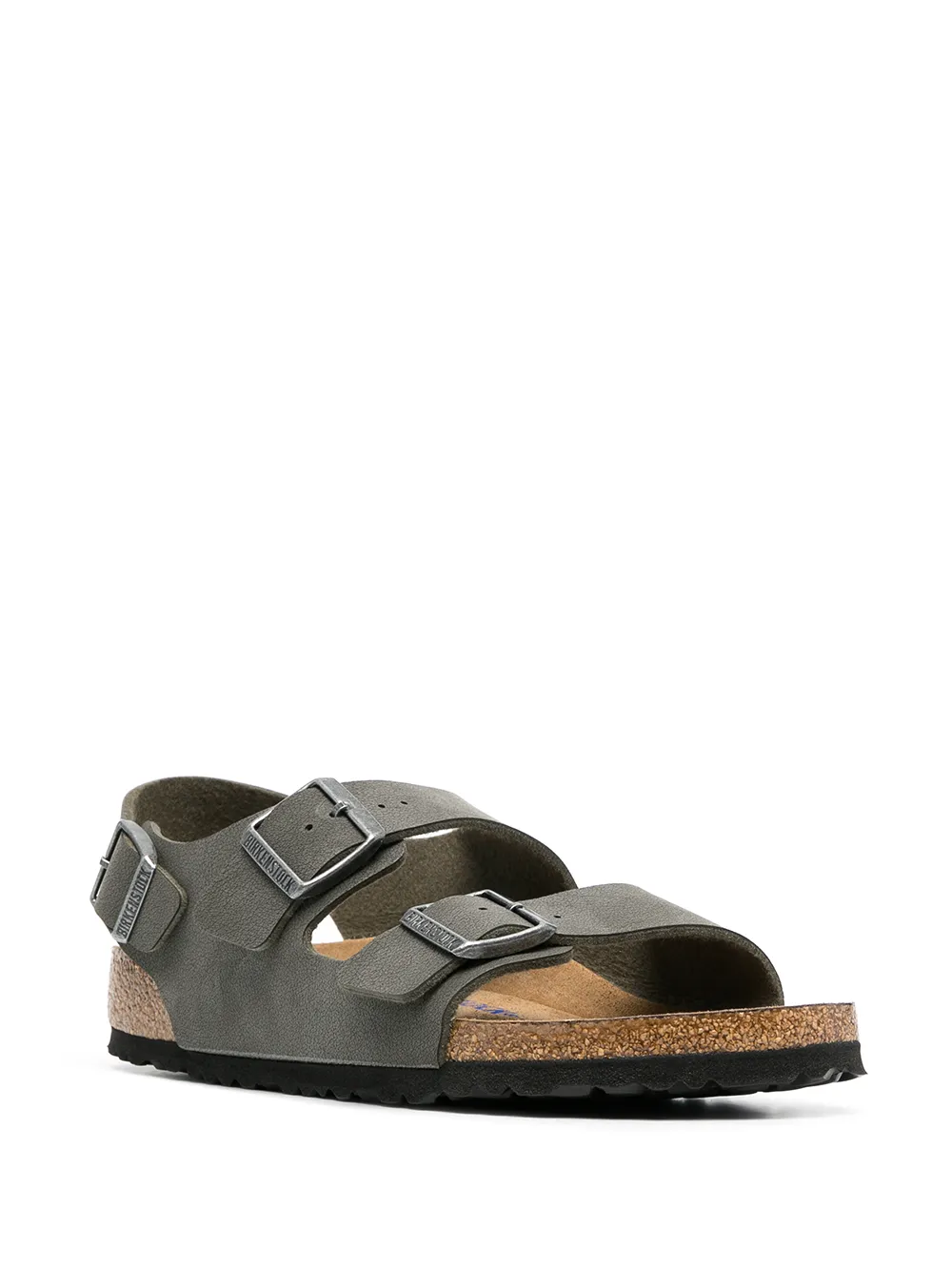 Birkenstock Milano Birko sandalen met bloemenprint - Groen