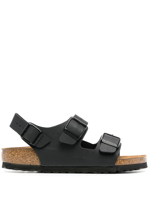 Double buckle sandals womens hot sale