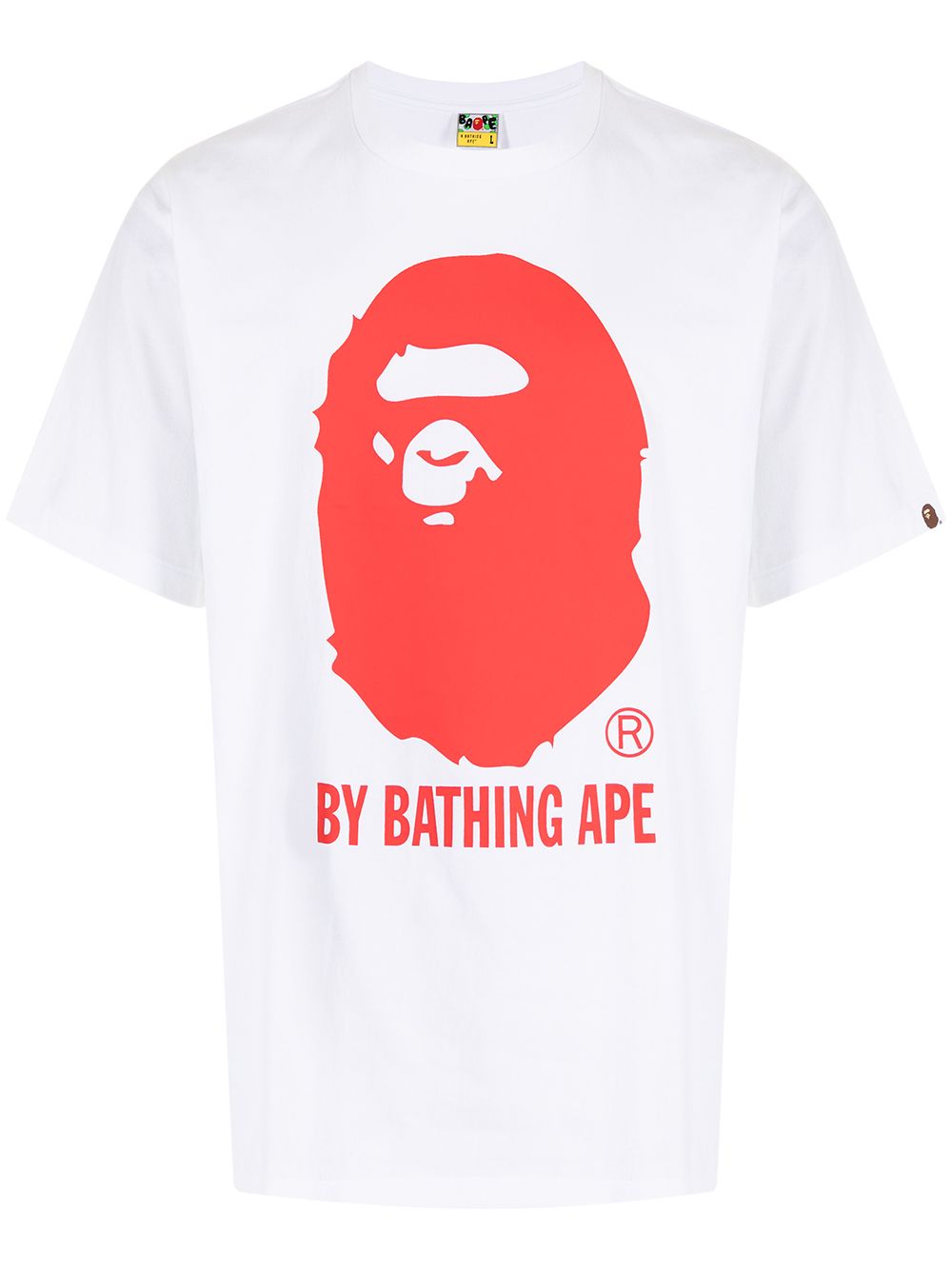 фото A bathing ape® футболка с графичным принтом