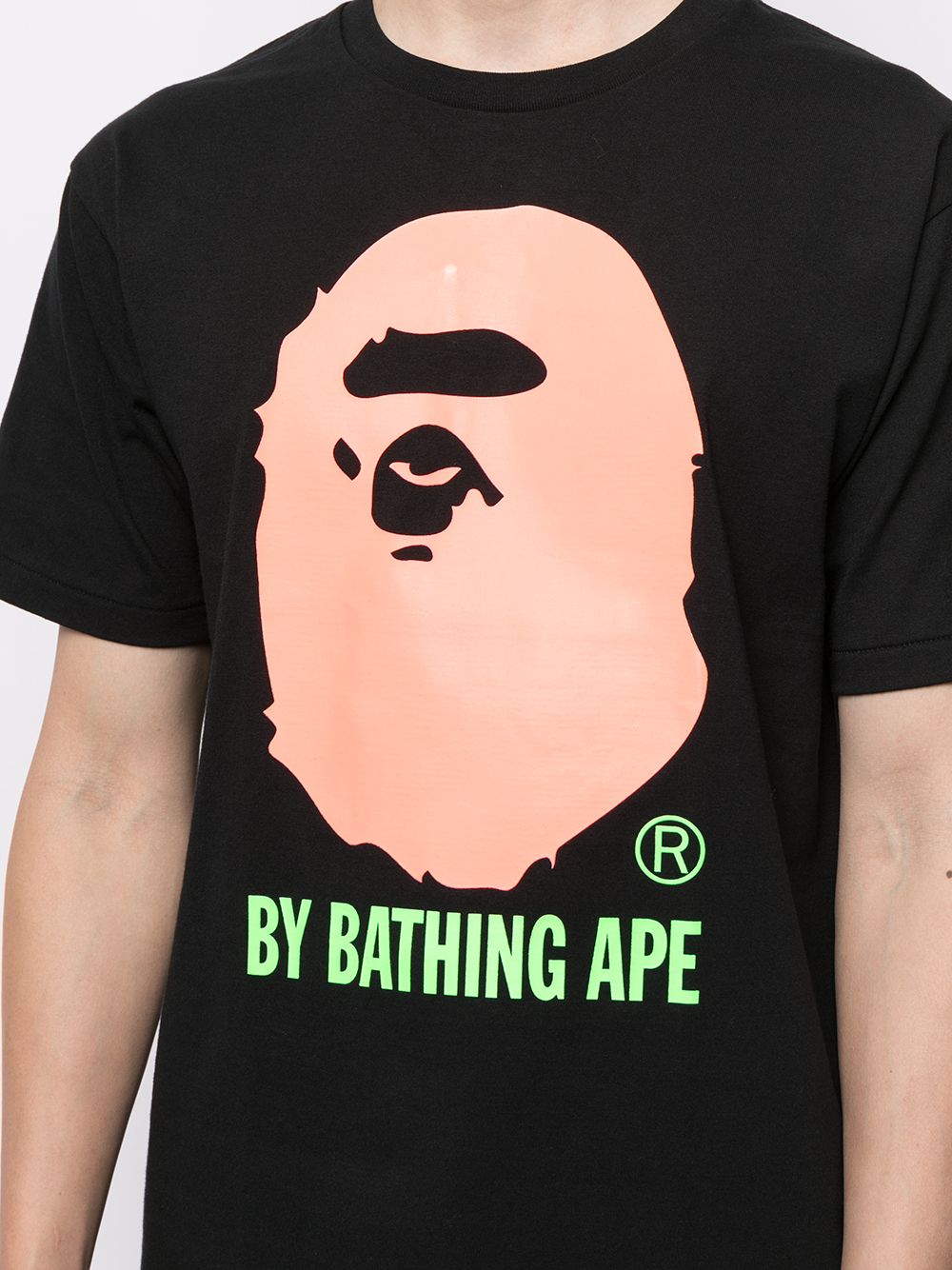 фото A bathing ape® футболка с графичным принтом