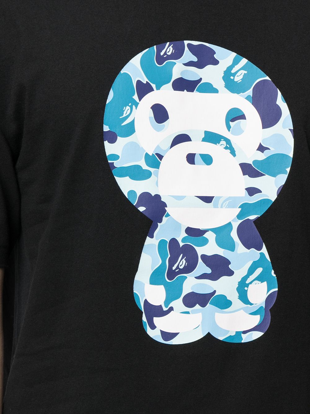 фото A bathing ape® футболка с графичным принтом